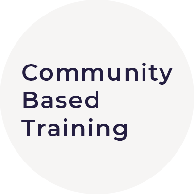 COMMUNITY BASED TRAINING